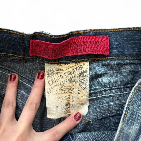 Vintage 90s Cargo Denim — Grunge Streetwear Staple - Picture 5 of 8